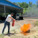 extintor de incêndio e tecnologia